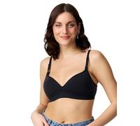 Nur Die Still mit Clipverschluss Gepolstert Nahtlos Ohne Bügel Baumwolle Bügellos für Halt Komfort-Schwangerschafts-BH Sujetador, Negro, 90C Mujeres