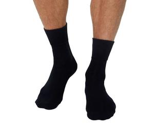 Nur Die Wellness Socken 2er Pack Herren mit Gepolsterter Sohle Komfortbund Weiche Baumwolle Hoher Bund (Gr. 39-46) Calcetines, Marítimo, 44 Hombres