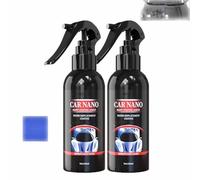 Nurafix Nano Car Spray,Nano Scratch Remover,Nano Car Scratch Removal Spray,Fast Repair Scratches Repairing Polish Spray,Scratch Fix,Car Polish,Accessories Scratch Remover Kit for Cars (2)