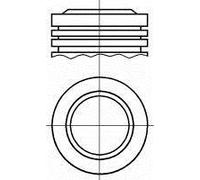 NURAL Pistón para FORD: Fiesta, Focus, Fusion & MAZDA: 2 (Ref: 87-426100-00)