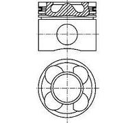 NURAL Pistón para OPEL: Corsa, Meriva, Astra (Ref: 87-435706-10)