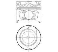 NURAL Pistón para RENAULT: Kangoo, Mégane, Scénic, Fluence, Modus, Clio, Laguna (Ref: 87-123407-30)