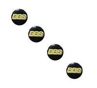 NURCIX 4 Piezas Coche Llantas Tapas centrales Pegatina, para BBS 65MM Tapacubos Centro con Logo Proteger Accesorios,C