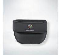 NURCIX Caja organizadora Espacio Asiento Coche Bolsa Almacenamiento a Prueba Fugas Accesorios para Alfa Romeo Giulia Stelvio Giulietta 156 159 147 Mito Tonale,Black Style