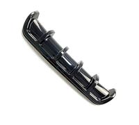 NURCIX Coche ABS Trasero Parachoques Difusor,para Audi A1 A3 A4 A5 A6 A7 A8 B6 B7 B8 B9 C6 C7 C8 D3 D4 D5 D6 Universal Trasero Spoiler Chasis Difusor Aleta de Tiburón Divisor del,A/Black