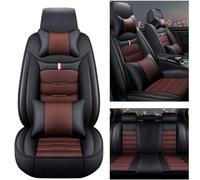 NURCIX Fundas Asientos Coche,Compatible para Toyota Crown, Asientos Delanteros,6-Black-Coffee