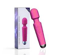 NURCIX Masajeador eléctrico portátil Ṿiḇrāḑòrádòr Ṃújēr 20 Modes Jugṵetes Ḙróticoṣ Ṕara Ṗarejá Ṩexuḁles,Ŝạtisfayęr Femènịnô verdạderô Vîbrâdoreshomre Sêxùâl Mùjêr Carga USB,Pink