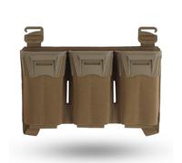 NURCIX Multi-Calibre Triple mag Bolsa - Tiene 5.56/7.62x39/PCC Mags, 0.19kg Ligero, MOLLE G-Hook & Tamaño Ajustable(B)