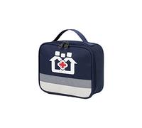 NURCIX Organizador de botellas de píldoras de gran capacidad, bolsa de almacenamiento de viaje para medicamentos, vitaminas y suministros, organizador de bolsas de medicamentos para mujeres, azul