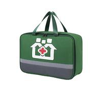 NURCIX Organizador de botellas de píldoras de gran capacidad, bolsa de almacenamiento de viaje para medicamentos, vitaminas y suministros, organizador de bolsas de medicamentos para mujeres, Green, L