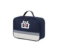 NURCIX Organizador de botellas de píldoras de gran capacidad, bolsa de almacenamiento de viaje para medicamentos, vitaminas y suministros, organizador de bolsas de medicamentos para mujeres, azul