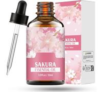 NURCIX Sakura Extracto de plantas Facial Aceite esencial para el cuidado de la piel, Fragrancia rica y duradera(1.01Fl Oz)