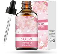 NURCIX Sakura Extracto de plantas Facial Aceite esencial para el cuidado de la piel, Fragrancia rica y duradera(3.38Fl Oz)