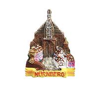 Nuremberg Alemania - Imán para nevera 3D para regalo de recuerdo, hecho a mano para decoración del hogar y la cocina Nuremberg