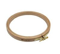 Nurge Anillo de bordado de madera para punto de cruz, 160 mm x 16 mm, #3