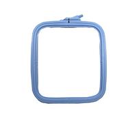 Nurge Bordado de punto de cruz cuadrado rectangular rectangular marco de plástico azul # 4 250 mm x 280 mm