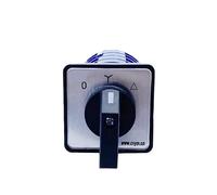 NURII Interruptor de Leva rotatorio de Transferencia de 2 velocidades, Arranque en Estrella y triángulo, Control eléctrico de Cuatro Secciones, 25 A, 690 V, YMW26 LW26-25 M07/4