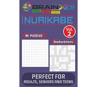 Nurikabe Normal 16 X 16 Puzzle Book Fun and Challenging Japanese Logic Puzzles in Large Print with Solutions Vol.2: Fun and Addicting Logic Puzzles: Fun and Addicting Logic Puzzles