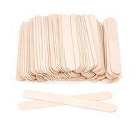 Nurnesy 100 PCS Palabres de Cera de madera: Palos de Agitación Versátiles Desechables para Depilación y Tratamientos de Belleza