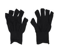 Nurnesy 2 Pares de Guantes para Lámpara de Uñas, Guantes sin Dedos para Luz de Uñas, Guantes Transpirables para Luz de Uñas que Evitan que las Manos Se Pongan Negras para