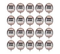 Nurnesy 20pcs 29 Pulgadas Coloridas Dot Happy Birthday Globos - Selfrealing, Decoraciones de Aluminio Reutilizables para Celebraciones