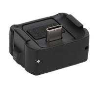 Nurnesy Base de Carga para Cámara Deportiva, Orificio para Tornillo para Pocket 3, Base Adaptadora Portátil Negra para Escritorio, Estación de Carga para Escultura de Escritorio,