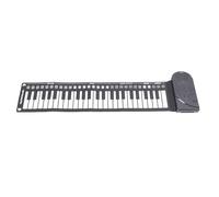 Nurnesy Piano Enrollable Portátil con altavoz: 49 Teclas de Silicona Flexibles, 16 Tonos, 10 Ritmos, Control de Volumen de 16 Niveles y Control de Ritmo de 32 Niveles