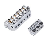 Nurnesy Puente de Guitarra sin Cabeza de 6 Cuerdas, Apariencia Retro, Kit de Configuración de Trémolo único, Material de Acero de Aleación, Fácil Instalación, Reemplazo para