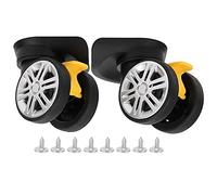 Nurnesy Silenciador de freno, rueda de doble fila, maleta, equipaje, repuesto, accesorios universales para exteriores