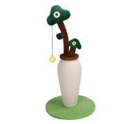 Nurnesy Sisal Cat Scratching Post Money Tree, Usar Escalada de Escalada con Gatito de Gatos Interiores, Poste de Rascador de Gato Que Salva Espacios