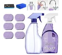 Nuroclean Spray, tabletas de limpieza concentradas en aerosol multiusos, potente removedor de manchas difíciles para inodoros de cocina, grasa, baño, limpiador Cleanlix para eliminación instantánea de