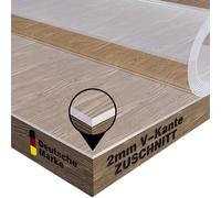 NURPELLE Protector transparente para mesa, lámina de PVC para mesa de varios tamaños/medida a elección - mantel transparente, protector de mesa, transparente, nítido - Multiusos (ancho 60 x largo 150