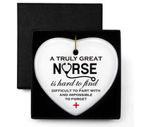 Nurse Appreciation Gifts A Truly Great Nurse is Hard to Find Ornament Keepsake Sign Heart Plaque Retirement Goodbye Farewell T