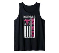Nurse Back The Blue I've Got Your Six American Flag Camiseta sin Mangas
