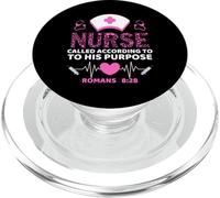 Nurse Called According To His Purpose PopSockets PopGrip para MagSafe