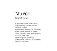 Nurse Definition Notebook: Funny & Heartfelt Gift for Nurses - 120-Page Lined Journal with Message Page - Perfect for Nurses Week, Graduation, or Appreciation Gifts - 6 x 9 Inches