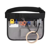 Nurse Fanny Pack Gran Capacidad Bolsa de Cintura Impermeable Múltiples Ranuras Cinturón Ajustable para Suministros de medicamentos Hogar 600D Oxford Cloth 21x26.5cm