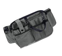 Nurse Fannys Pack - Riñonera para enfermera con soporte para cinta, organizadores de enfermera, bolsas de cintura, estetoscopio, vendaje médico, gris