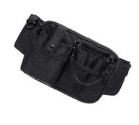 Nurse Fannys Pack - Riñonera para enfermera con soporte para cinta, organizadores de enfermera, bolsas de cintura, estetoscopio, vendaje médico, Black