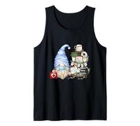 Nurse GNOME For Best Dad Nursing Doctor Funny Fathers Day Camiseta sin Mangas