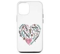 Nurse Heart Pattern For Women with Cute Nurse Leopard Print Carcasa para iPhone 12/12 Pro