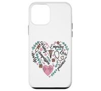 Nurse Heart Pattern For Women with Cute Nurse Leopard Print Carcasa para iPhone 12 Mini