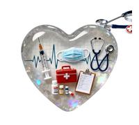 Nurse Hug - 2d Acrylic Motivational Keepsake, Portable Inspirational Card | Nurses' Day Motivational Cards For Nursing Students Healthcare Persons Hospital Staff Caregivers Graduation Birthday