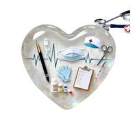 Nurse Hug, placa acrílica 2D motivacional llavero - Cartón inspiracional de bolsillo - Para estudiantes de enfermería, trabajadores sanitarios, personal hospitalario, cuidadores, graduaciones