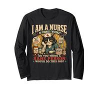 Nurse Humour i Am a Nurse of Course I'm Crazy Funny Nursing Manga Larga