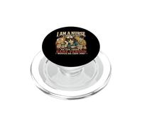 Nurse Humour i Am a Nurse of Course I'm Crazy Funny Nursing PopSockets PopGrip para MagSafe