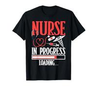 Nurse In Progress Loading Healthcare Humor Camiseta