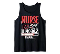 Nurse In Progress Loading Healthcare Humor Camiseta sin Mangas