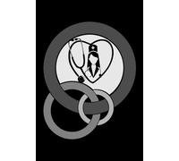 NURSE INTERLOCKING CIRCLES: journal, lined, 120 pages, 6x9 inches, matte finish cover, notebook, diary gift, no bleed