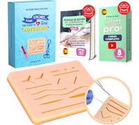 Nurse is Love, Almohadilla de Sutura para Practicar - Pad de Sutura Quirúrgica para Uso Educativo | Compatible con Kit Sutura | Ideal para Puntos | Estudiantes Enfermería, Medicina, Veterinaria